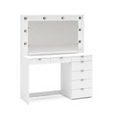 Ver imagem 5 de Penteadeira Camarim com Espelho 7 Gavetas e Tomada Diamante Espresso Móveis