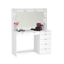 Ver imagem 3 de Penteadeira Camarim com Espelho 7 Gavetas e Tomada Diamante Espresso Móveis