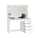 Ver imagem 6 de Penteadeira Camarim com Espelho 7 Gavetas e Tomada Diamante Espresso Móveis