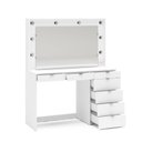 Ver imagem 4 de Penteadeira Camarim com Espelho 7 Gavetas e Tomada Diamante Espresso Móveis