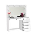 Ver imagem 6 de Penteadeira Camarim com Espelho 7 Gavetas e Tomada Diamante Espresso Móveis