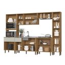 Ver imagem 2 de Cozinha Modulada 6 Peças 307,8x215,11cm Florença Bege/Marromle/Sabbia