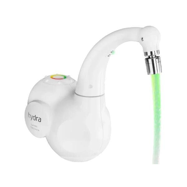Torneira Eletrônica Lumen 5.500W Branca Parede - Hydra, Opção: 127v - 1
