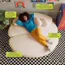 Ver imagem 6 de Sofá Cama Cosi 1,88m Xpand Tech Tecido Bouclê Cama Inbox