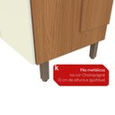 Ver imagem 7 de Cozinha Compacta Luna Kappesberg 3 Peças Canela/off White 192,5cm