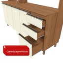 Ver imagem 5 de Cozinha Compacta Luna Kappesberg 3 Peças Canela/off White 192,5cm