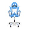 Cadeira Gamer Ergonômica Top para Escritório Azul e Branco - 1