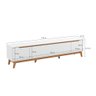 Rack Kappesberg 3 Portas Branco 218cm - 5