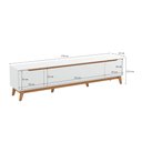 Ver imagem 5 de Rack Kappesberg 3 Portas Branco 218cm