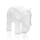Ver imagem 3 de Escultura Elefante em Poliresina Branco 21x26 cm - D’Rossi