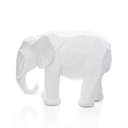 Ver imagem 1 de Escultura Elefante em Poliresina Branco 21x26 cm - D’Rossi