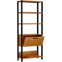 Ver imagem 2 de Estante 1 Torre Basculante 73cm - Freijo/preto Fosco