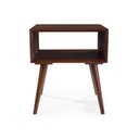 Ver imagem 3 de Mesa Lateral de Madeira Maciça Elin - Iaza Moveis