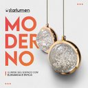 Ver imagem 6 de Pendente Lustre Globo Dourado C/ Led Multicor Moderno Lus-10 St3136