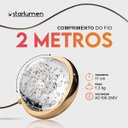 Ver imagem 7 de Pendente Lustre Globo Dourado C/ Led Multicor Moderno Lus-10 St3136