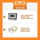 Ver imagem 2 de KIT - Forno Gás Bravo Bancada BRF + Kit Gás - Venâncio
