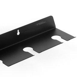 Suporte Porta Taças Parede-Aço 52Cm para taças Base 8Cm Preto - 3