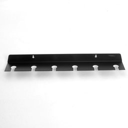 Suporte Porta Taças Parede-Aço 52Cm para taças Base 8Cm Preto - 2