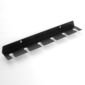 Suporte Porta Taças Parede-Aço 52Cm para taças Base 8Cm Preto