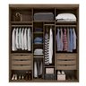 Guarda-Roupa Casal 6 Portas 6 Gavetas 227cm Originale - 2