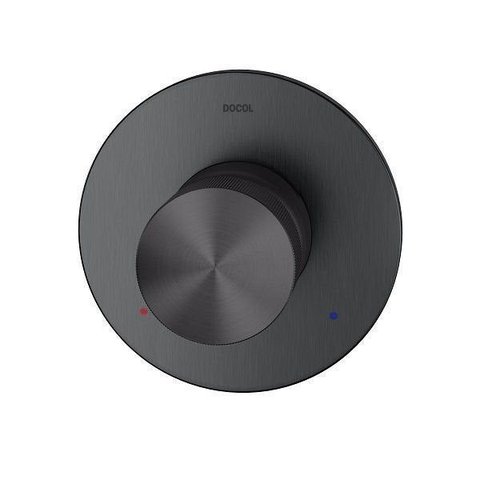 Acabamento Monocomando para Chuveiro e Ducha Higiênica Mix Match Grafite Escovado Docol