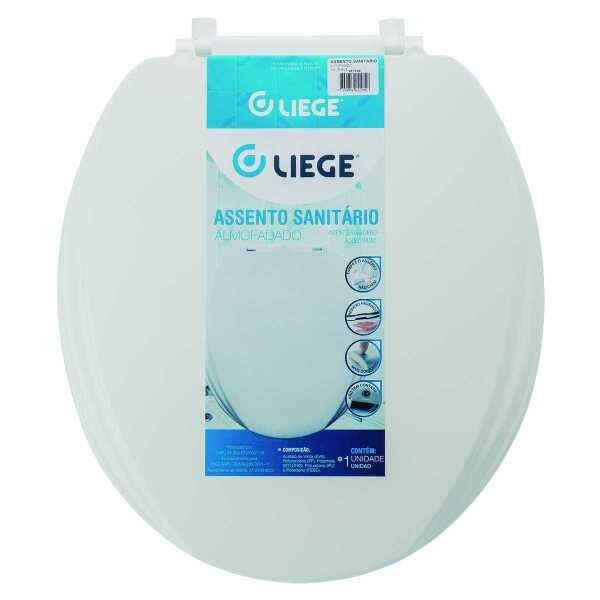 Assento Sanitário Almofadado Branco 981508 Liege - 1