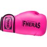 Kit Luva de Boxe Muay Thai MMA Bandagem e Bucal Rosa 10oz - 3