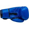 Kit Muay Thai Luva Bandagem Caneleira Bucal Azul 12Oz Fheras - 4