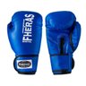 Kit Muay Thai Luva Bandagem Caneleira Bucal Azul 12Oz Fheras - 2