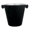 Ver imagem 1 de Balde para gelo em aco inox 1,25L D14xA13,5cm cor preto