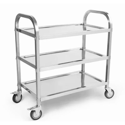 Carrinho de Metal Comum, para Uso em Cozinha