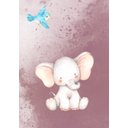 Ver imagem 3 de Kit 2 Quadros Aquarelado Elefantes