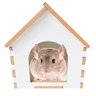 Casa Toca Chinchila Mini Coelho Hamster Porquinho da Índia - 1