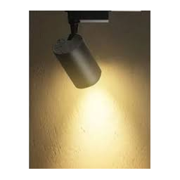 Kit Spot de Trilho 10w Completo Preto Luz Quente - 2
