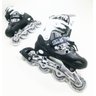 Kit Patins In Line Preto Tigre Veloz 39/42 - 2