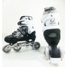 Kit Patins In Line Preto Tigre Veloz 39/42 - 4