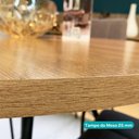 Ver imagem 4 de Conjunto Sala de Jantar 4 Cadeiras Verona Carraro Freijó Areia Rosê