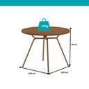 Ver imagem 6 de Conjunto Sala de Jantar 4 Cadeiras Verona Carraro Freijó Areia Rosê