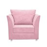 01 Poltrona Lisboa Suede Rosa Bebe - Pandora Decor - 2