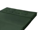Ver imagem 3 de Puff Recamier Casal Verde que Vira Cama Casal Estofado D23 para Quarto Sala