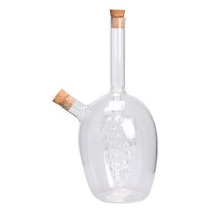 Galheteiro em vidro borossilicato L9,3xP9,3xA21cm (70mlx490ml)