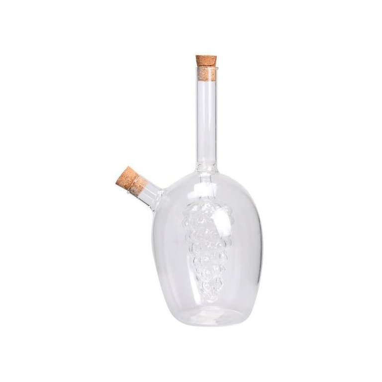 Galheteiro em vidro borossilicato L9,3xP9,3xA21cm (70mlx490ml)