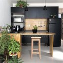 Ver imagem 3 de Banco Alto 70cm Madeira Maciça Quadrado