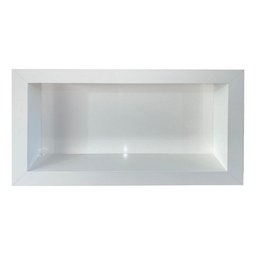 Nicho Porcelanato Branco 60x32 Borda em Porcelanato - 4