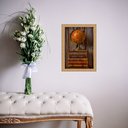 Ver imagem 2 de Quadro Moldura Dourada Escritório Vintage 45x34cm:com Acetato