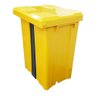 Cesto Quadrado Com Pedal 15 Litros P15:Amarelo - 18