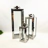 Lanterna Decorativa Marroquina Prata Inox 50/38/25cm Kit 3pc - 4