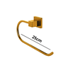 Porta Toalha de Rosto Grécia Luxo Dourado - 7