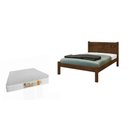 Ver imagem 1 de Cama Casal com Colchão D33 138x188x12 Framar Paola Malbec