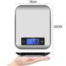 Balança Digital Em Aço Inox Para Cozinha 10Kg Função Tara Tela Led - 5